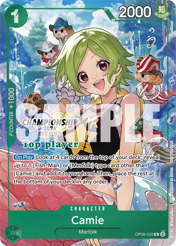 Camie 「OP06-025」 — Championship 2024 Top Players Pack「EN」