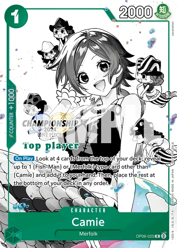 Camie 「OP06-025」 — Championship 2024 Top Players Pack Vol.2「EN」
