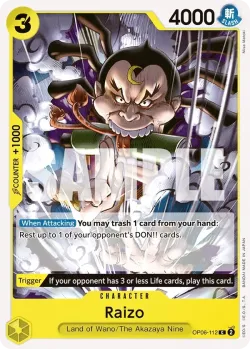 Raizo 「OP06-112」「EN」