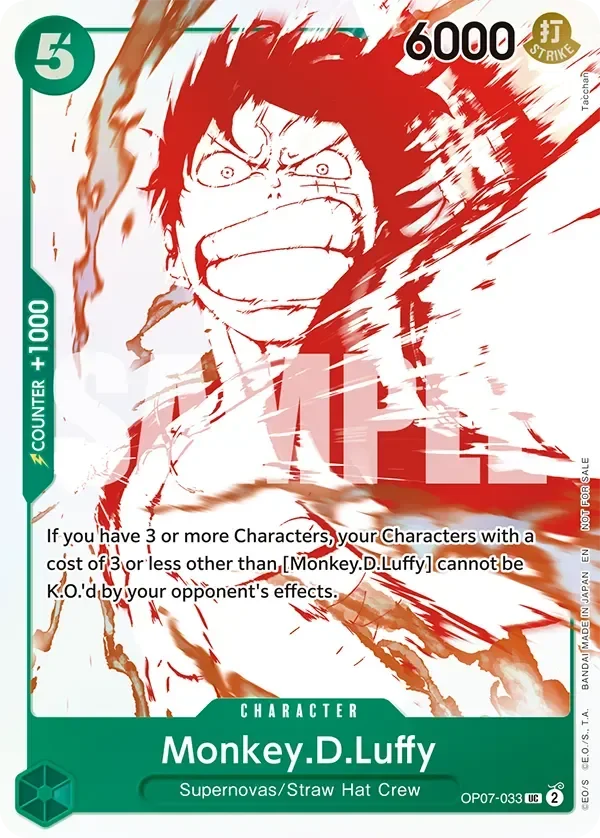 Monkey.D.Luffy 「OP07-033」 — 3rd Anniversary! Treasure Campaign Pack「EN」