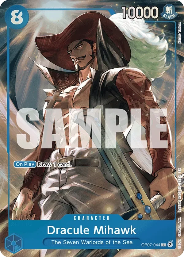 Dracule Mihawk 「OP07-044」 — Seven Warlords of the Sea Binder Set aa「EN」