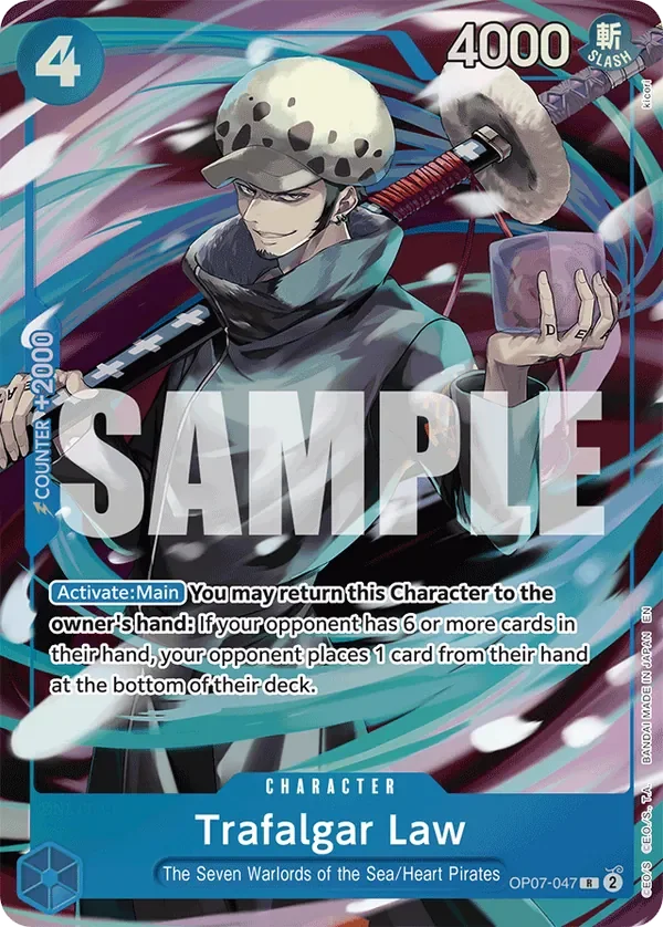 Trafalgar Law 「OP07-047」 — Seven Warlords of the Sea Binder Set aa「EN」