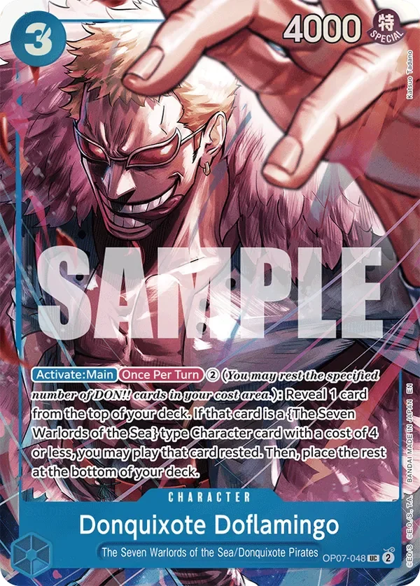 Donquixote Doflamingo 「OP07-048」 — Seven Warlords of the Sea Binder Set aa「EN」