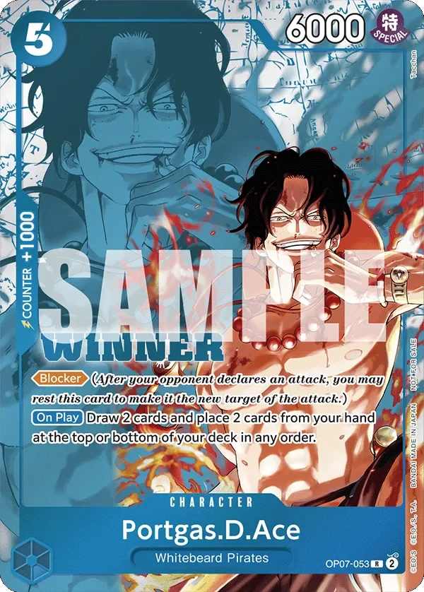 Portgas.D.Ace 「OP07-053」 — Tournament Pack 2024 Oct.-Dec. fa「EN」