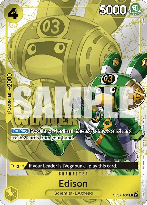 Edison 「OP07-100」 — Tournament Pack 2024 Oct.-Dec. fa「EN」