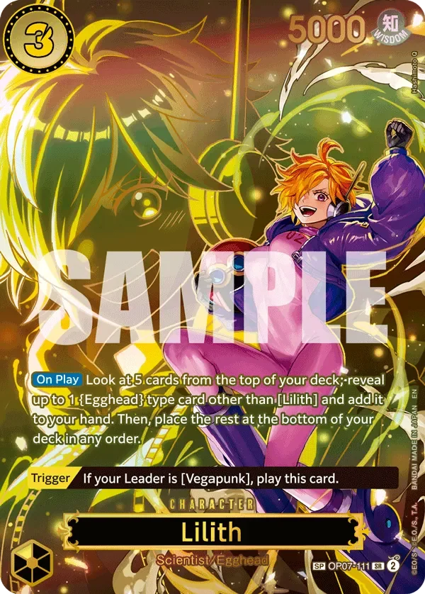 Lilith 「OP07-111」 — Carrying on His Will「EN」