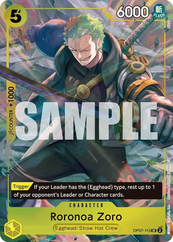 Roronoa Zoro 「OP07-113」 — Misc. Promos aa「EN」