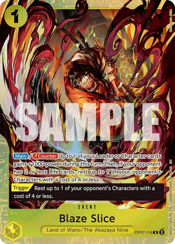 Blaze Slice 「OP07-116」 — Premium Card Collection -Best Selection Vol.5- aa「EN」