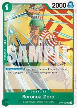 Roronoa Zoro 「OP07-034」「EN」