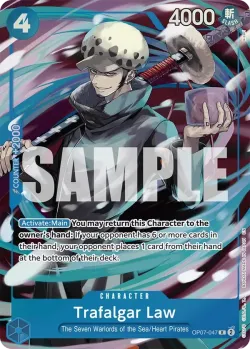 Trafalgar Law 「OP07-047」 — Seven Warlords of the Sea Binder Set aa「EN」