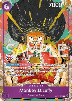 Monkey.D.Luffy 「OP07-073」 — Misc. Promos aa「EN」