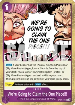We're Going to Claim the One Piece!!! 「OP07-077」「EN」