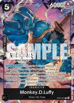 Monkey.D.Luffy 「OP07-091」 — Regional Participation Pack 2024 Vol.3「EN」