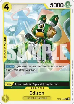 Edison 「OP07-100」 — Tournament Pack 2024 Oct.-Dec.「EN」
