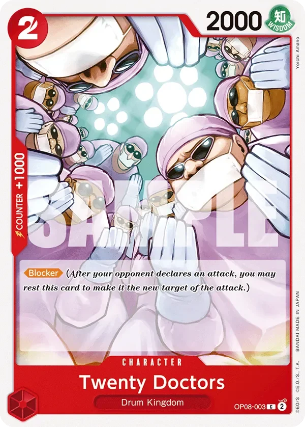 Twenty Doctors 「OP08-003」「EN」