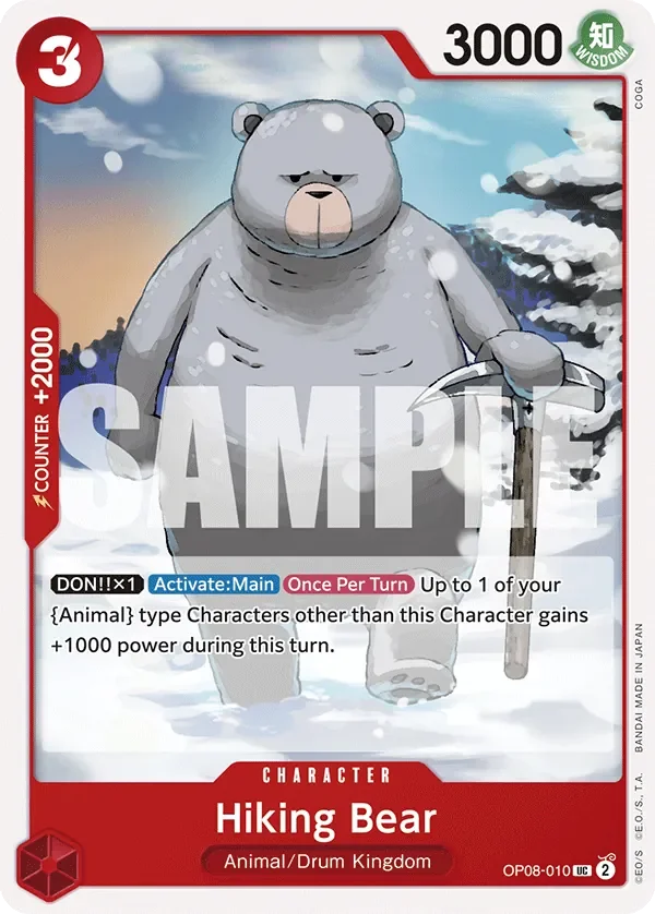 Hiking Bear 「OP08-010」「EN」