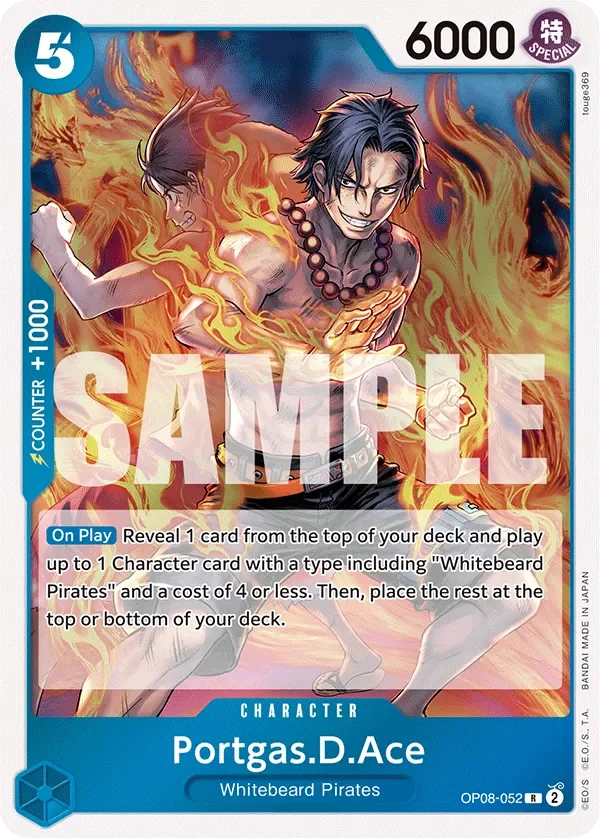 Portgas.D.Ace 「OP08-052」「EN」