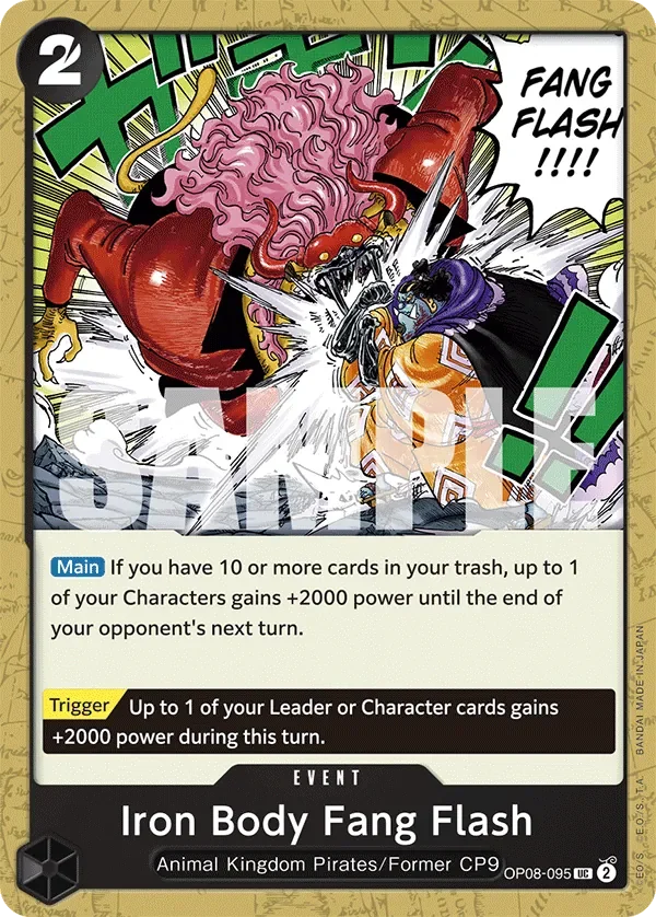 Iron Body Fang Flash 「OP08-095」「EN」