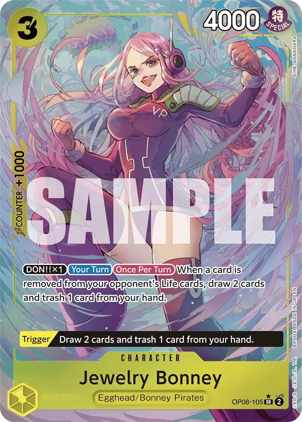 Jewelry Bonney 「OP08-105」 — Two Legends aa「EN」