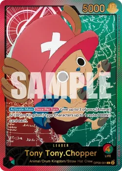 Tony Tony.Chopper 「OP08-001」 — Anime 25th Collection「EN」