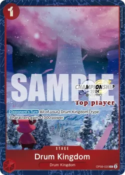 Drum Kingdom 「OP08-020」 — Championship 2024 Top Players Pack「EN」