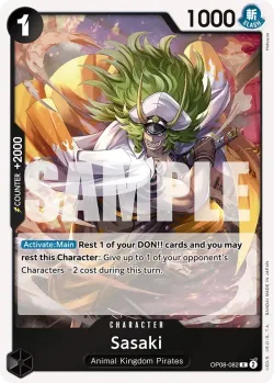 Sasaki 「OP08-082」「EN」