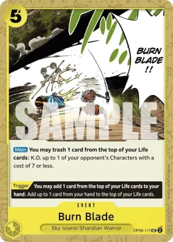 Burn Blade 「OP08-117」「EN」