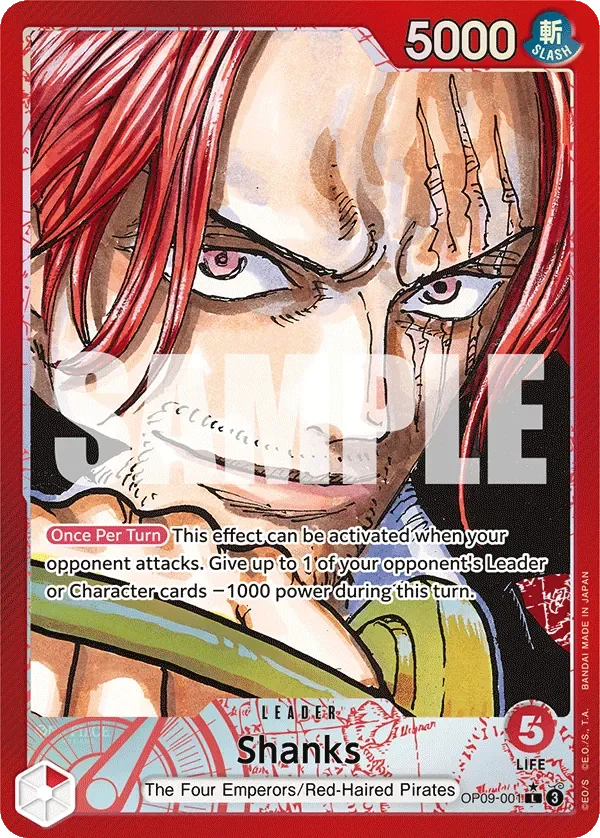 Shanks 「OP09-001」 — Emperors in the New World aa「EN」