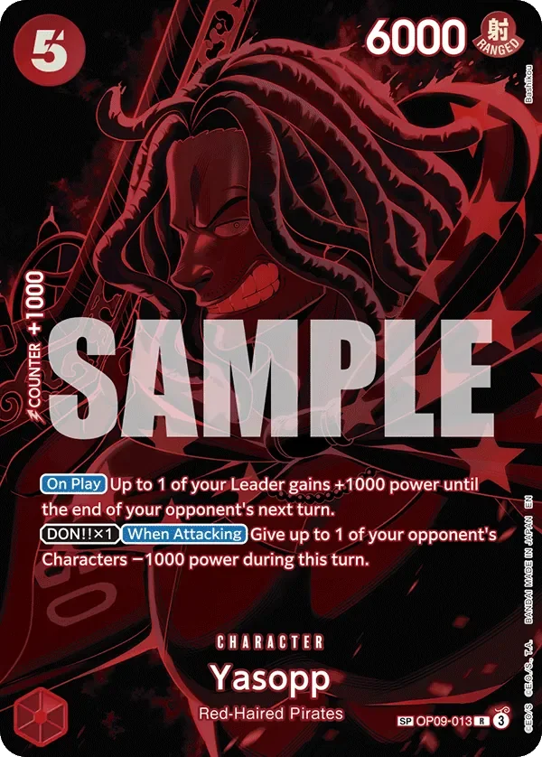 Yasopp 「OP09-013」 — Legacy of the Master「EN」