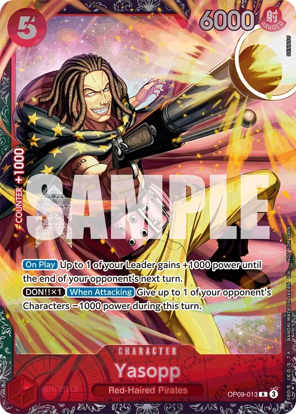 Yasopp 「OP09-013」 — Prize Cards aa「EN」