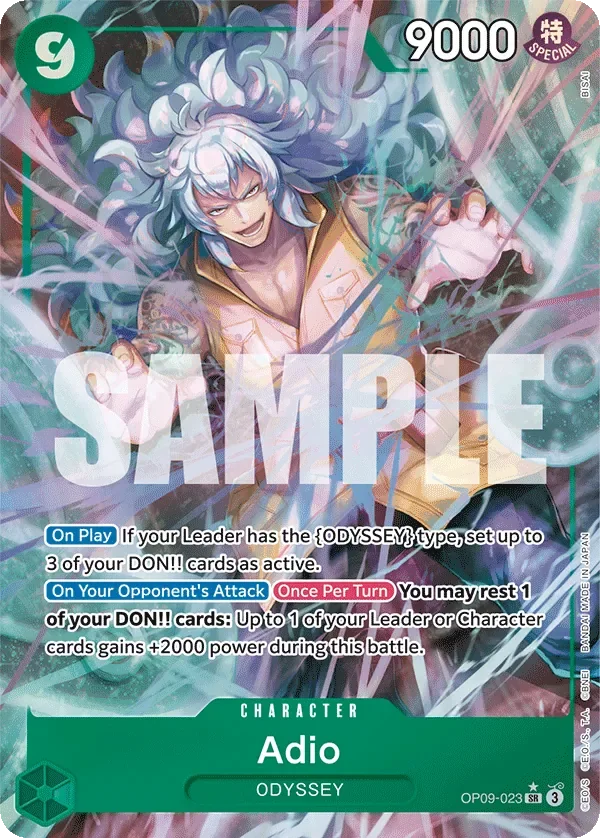 Adio 「OP09-023」 — Emperors in the New World aa「EN」