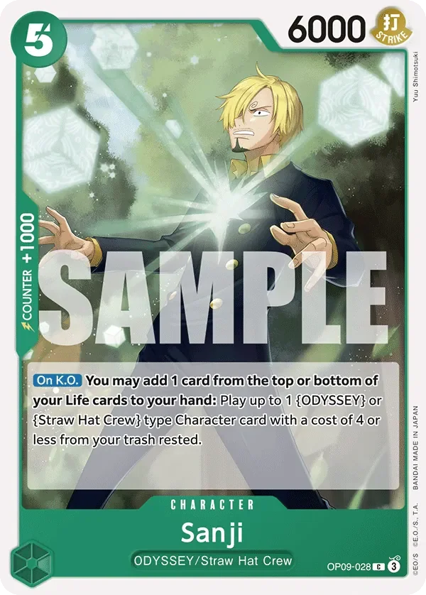 Sanji 「OP09-028」「EN」