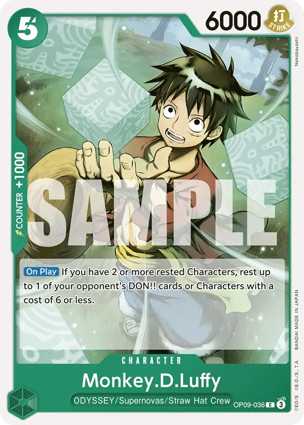 Monkey.D.Luffy 「OP09-036」「EN」