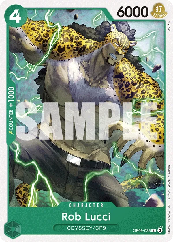 Rob Lucci 「OP09-038」「EN」