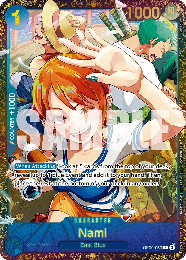 Nami 「OP09-050」 — Prize Cards aa「EN」