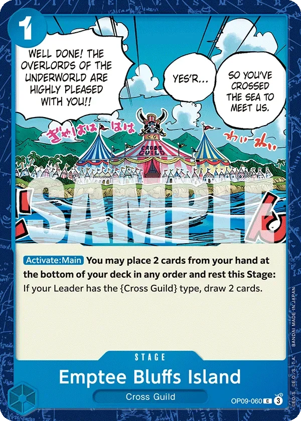 Emptee Bluffs Island 「OP09-060」「EN」