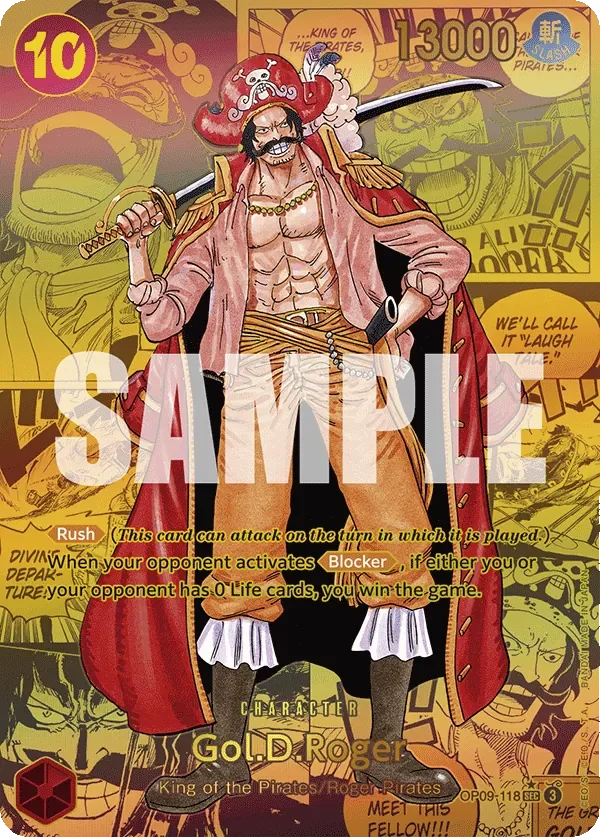 Gol.D.Roger 「OP09-118」 — Emperors in the New World manga「EN」