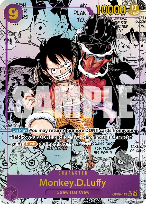 Monkey.D.Luffy 「OP09-119」 — Emperors in the New World manga「EN」