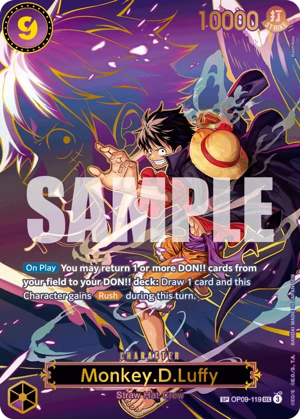 Monkey.D.Luffy 「OP09-119」 — Carrying on His Will「EN」