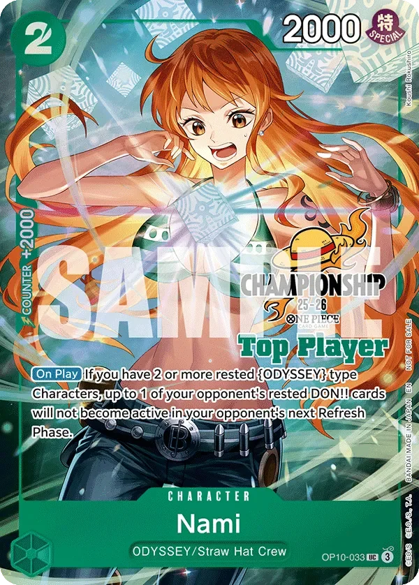 Nami 「OP10-033」 — CS 25–26 Top Player Pack aa「EN」