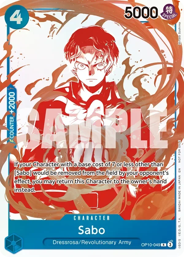 Sabo 「OP10-049」 — 3rd Anniversary! Treasure Campaign Pack「EN」