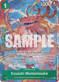 Kouzuki Momonosuke 「OP10-028」 — Premium Card Collection -Best Selection Vol.4- aa「EN」