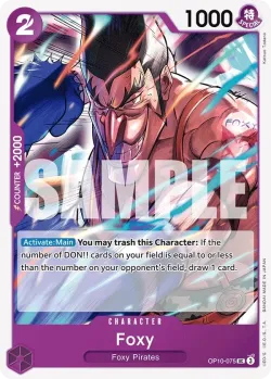 Foxy 「OP10-075」「EN」