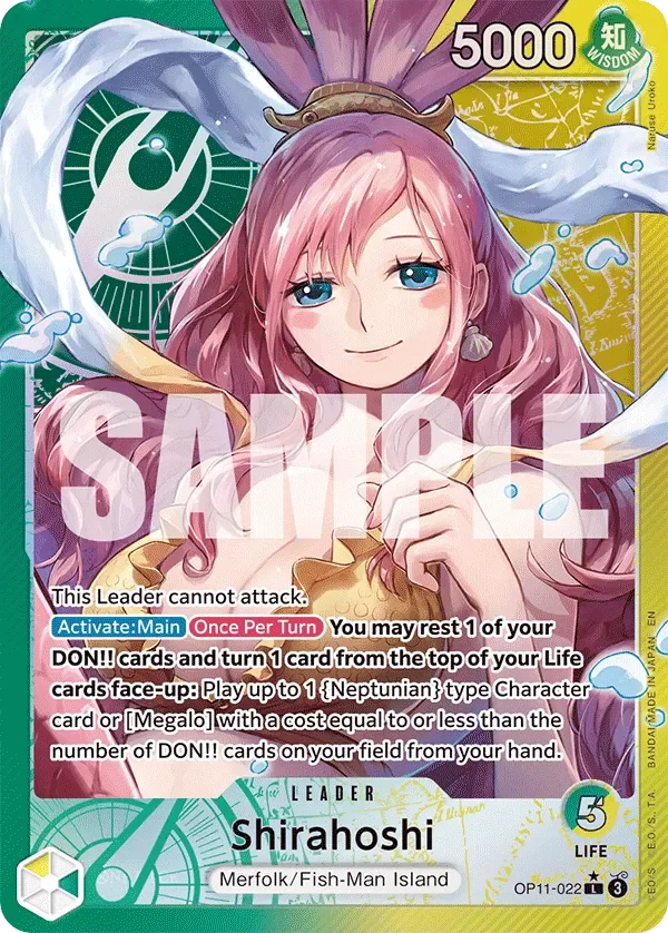 Shirahoshi 「OP11-022」 — A Fist of Divine Speed aa「EN」