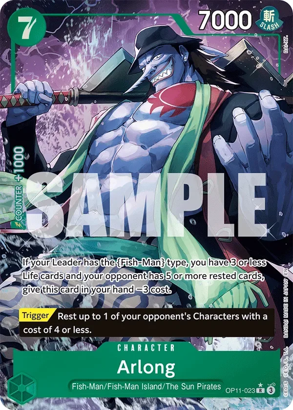 Arlong 「OP11-023」 — A Fist of Divine Speed aa「EN」