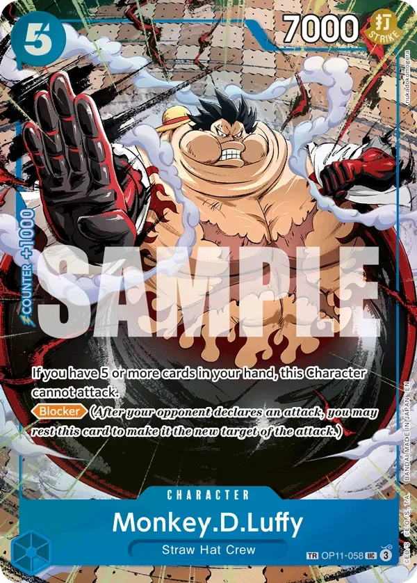 Monkey.D.Luffy 「OP11-058」 — Carrying on His Will aa「EN」