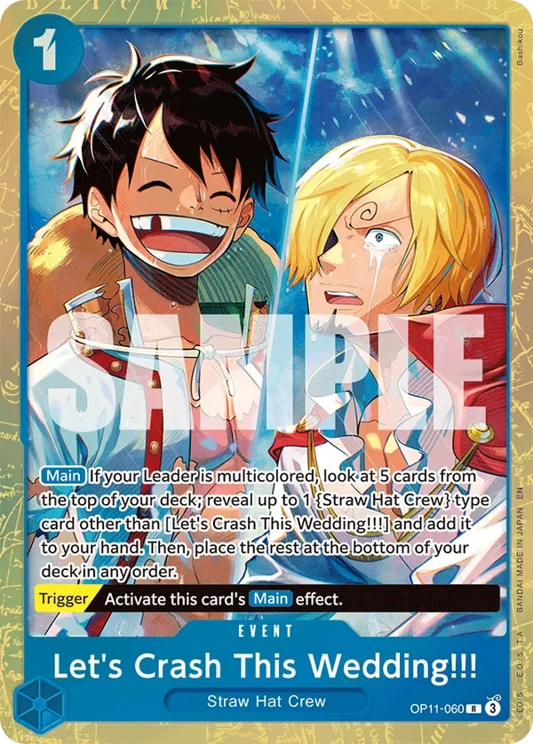 Let's Crash This Wedding!!! 「OP11-060」 — Premium Card Collection -Best Selection Vol.5- aa「EN」