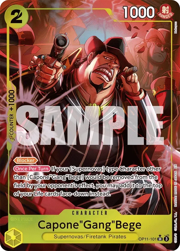 Capone"Gang"Bege 「OP11-101」 — A Fist of Divine Speed aa「EN」