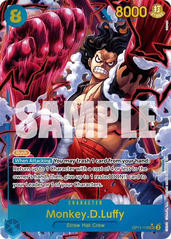 Monkey.D.Luffy 「OP11-118」 — A Fist of Divine Speed aa「EN」