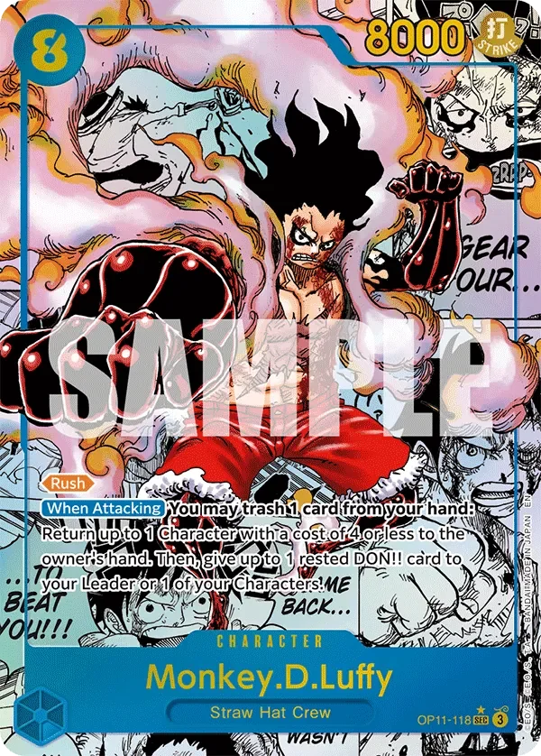Monkey.D.Luffy 「OP11-118」 — A Fist of Divine Speed manga「EN」